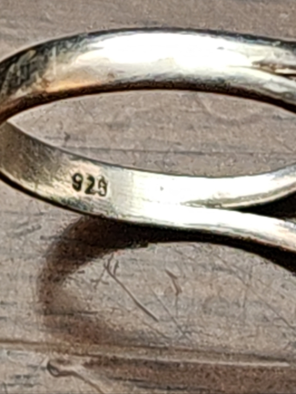 Raw emerald ring, silver - Picture 4 of 4